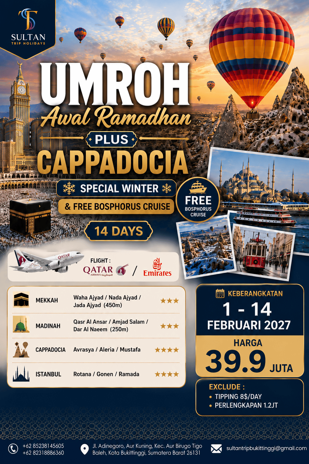 UMROH AWAL RAMADHAN PLUS CAPPADOCIA